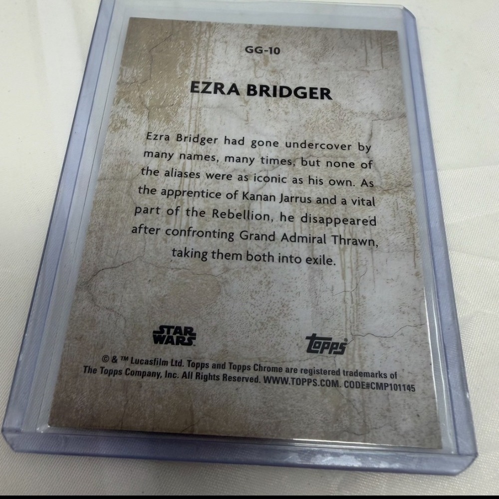 2025 Topps Chrome Star Wars Ezra Bridger Galaxy Graffiti /25 GG-10 SSP Case Hit - Picture 3 of 3